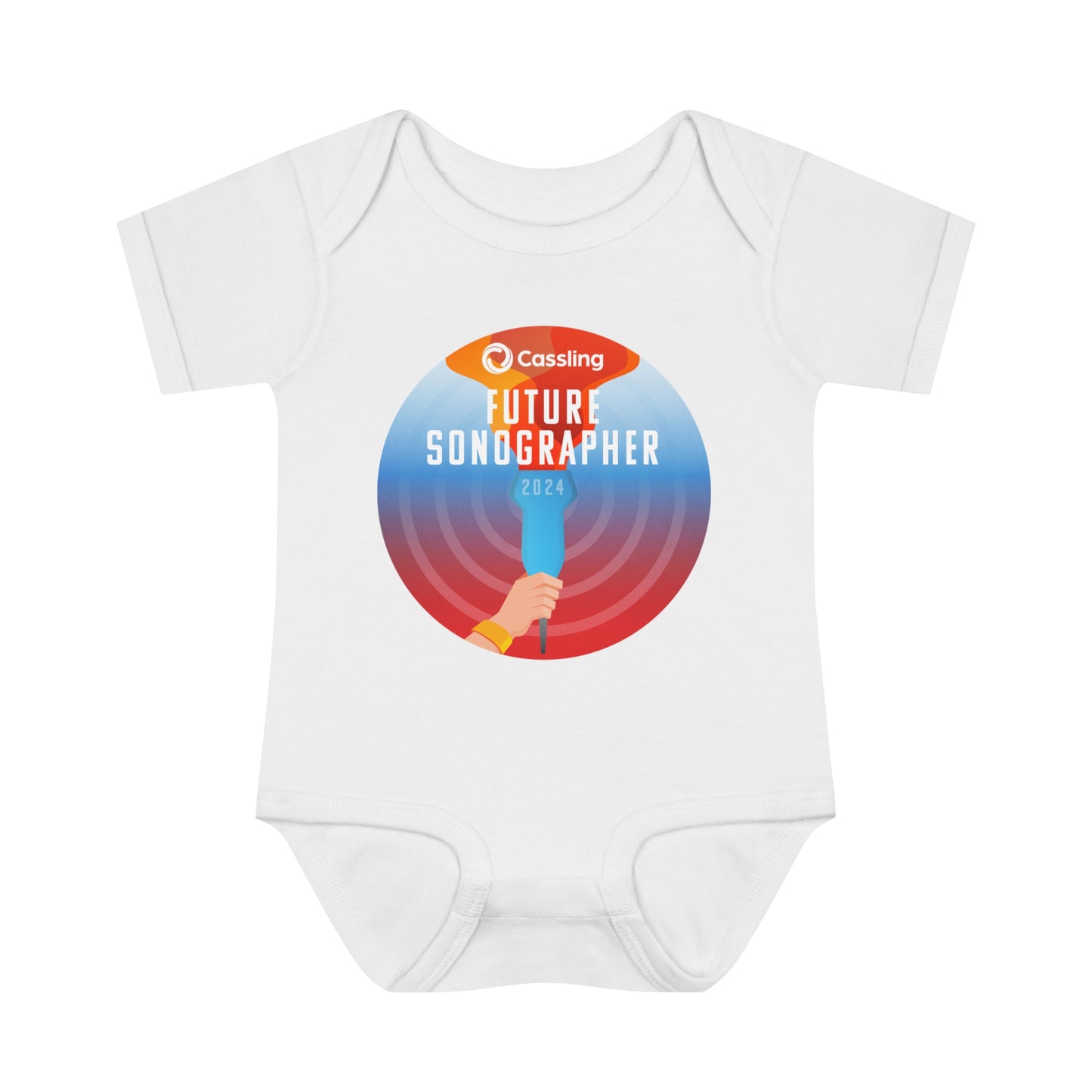 Future Sonographer Infant Baby Rib Bodysuit