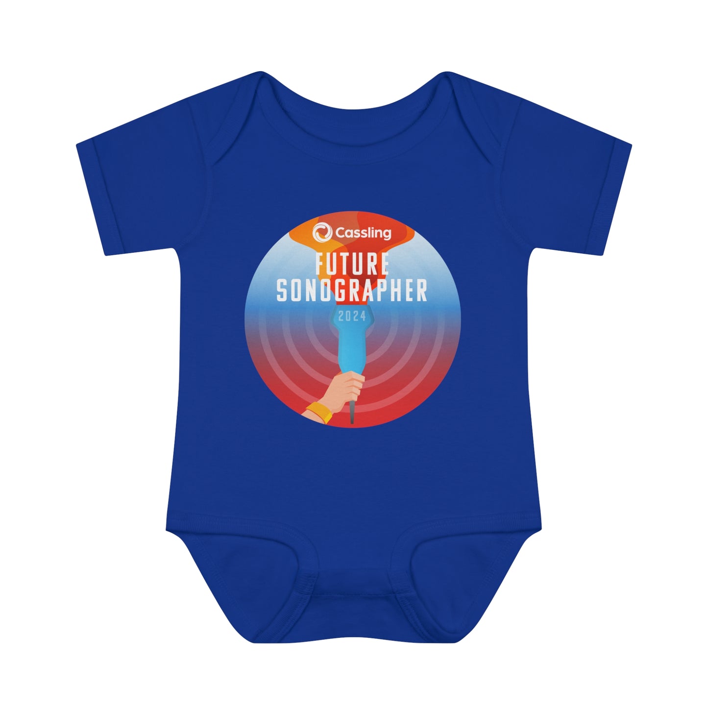 Future Sonographer Infant Baby Rib Bodysuit