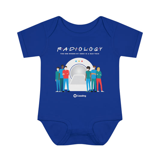 R·A·D·I·O·L·O·G·Y Infant Baby Rib Bodysuit